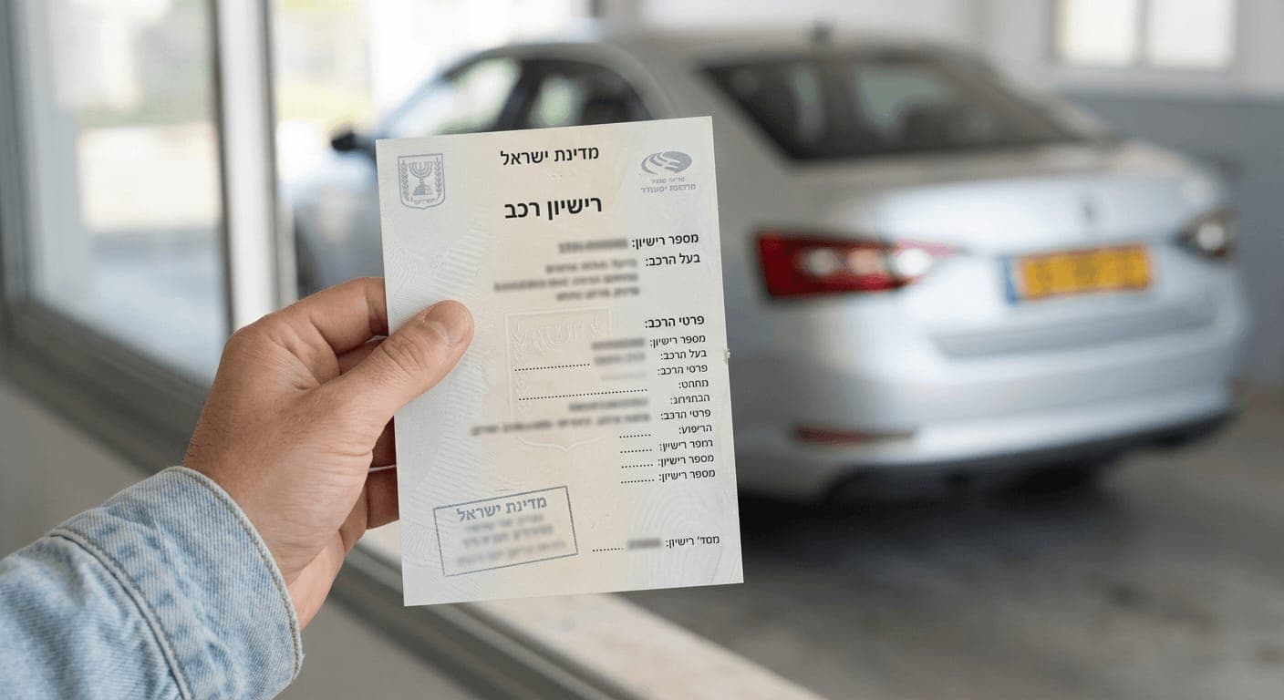 רישיון רכב מחודש אחרי טסט — לידור חילוצים בדרך