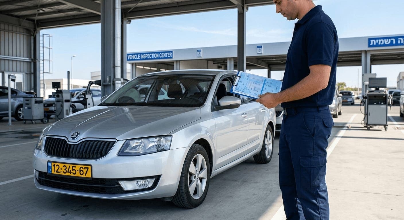 שירות העברת טסט באמונים — לידור חילוצים בדרך