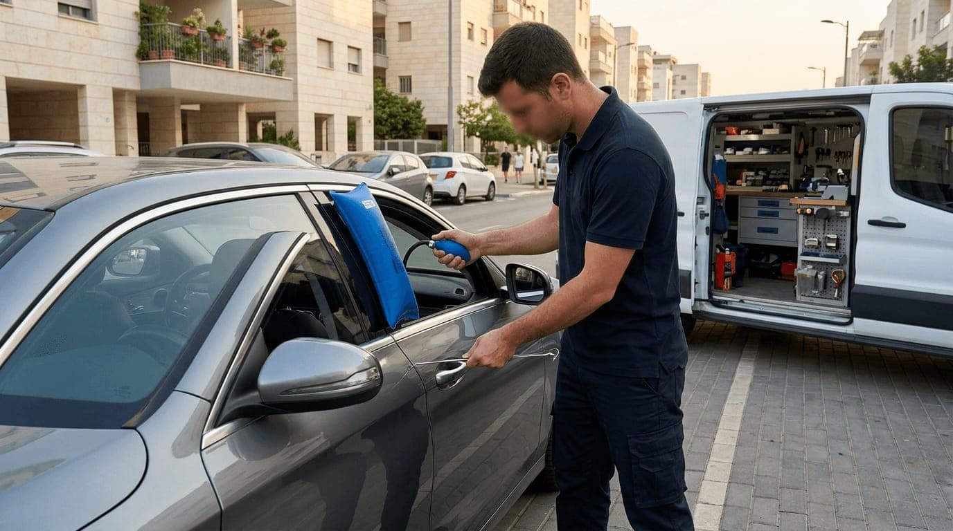 שכחתי מפתחות באוטו בירושלים — לידור חילוצים בדרך